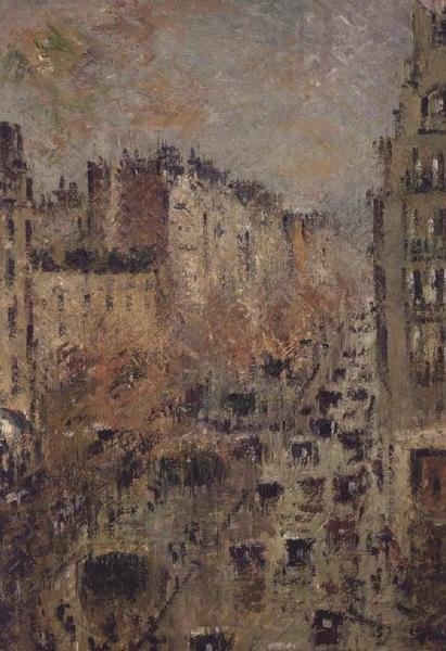 Boulevard Raspail，1928年 作者 古斯塔夫·洛索（Gustave Loiseau）