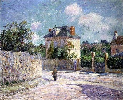中产阶级小房子 作者 古斯塔夫·洛索（Gustave Loiseau）