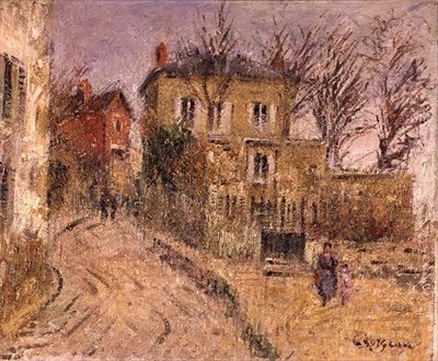 乡村之路（布面油画） 作者 古斯塔夫·洛索（Gustave Loiseau）