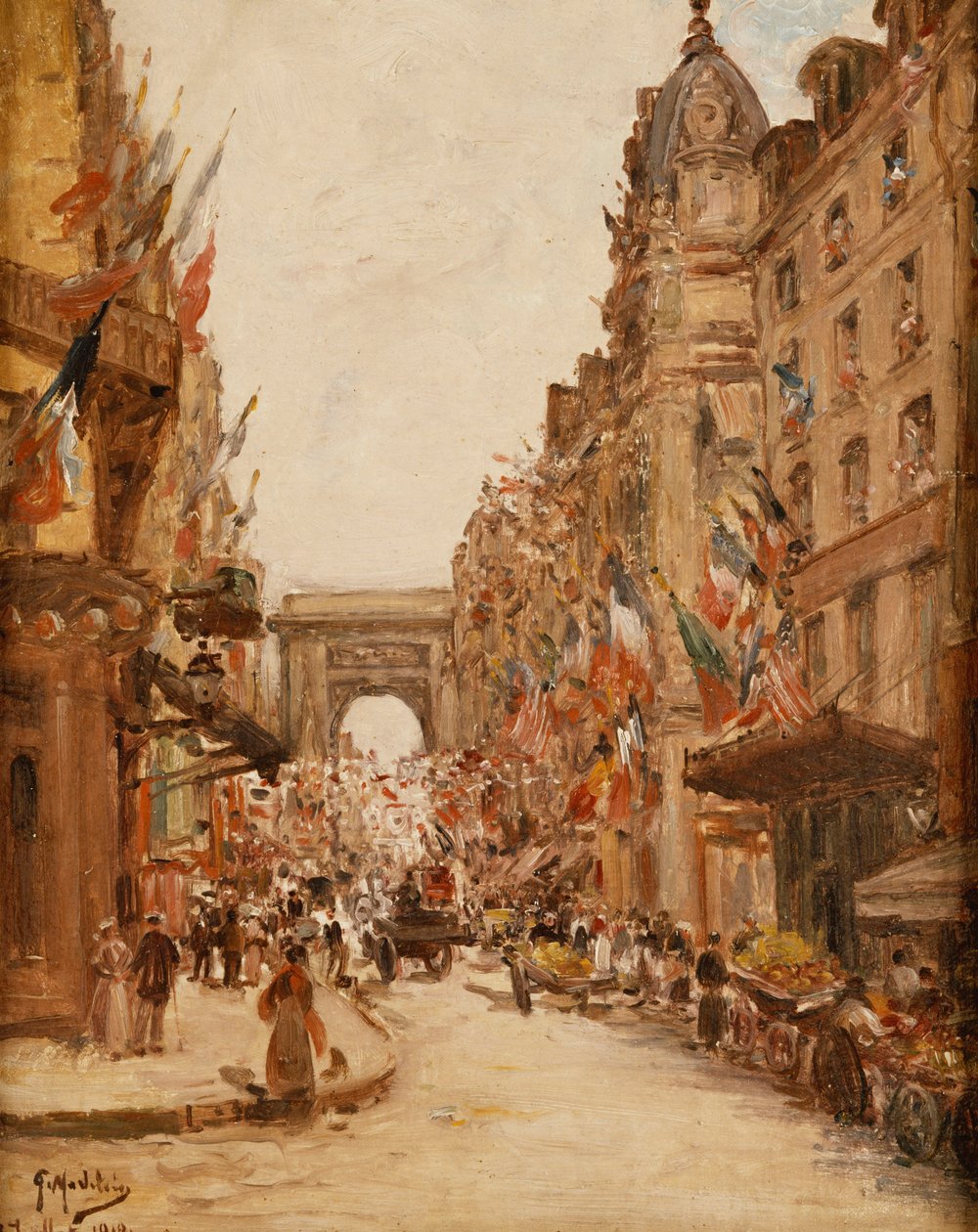 巴士底日 作者 古斯塔夫·马德琳（Gustave Madelein）
