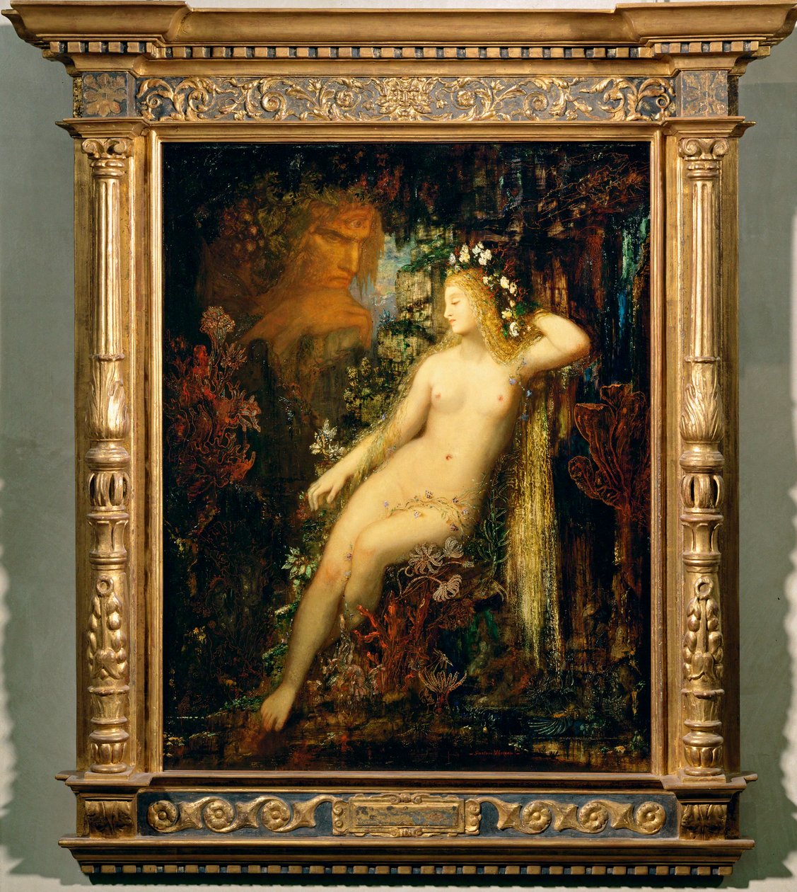 女性裸体（布面油画） 作者 古斯塔夫·莫罗（Gustave Moreau）
