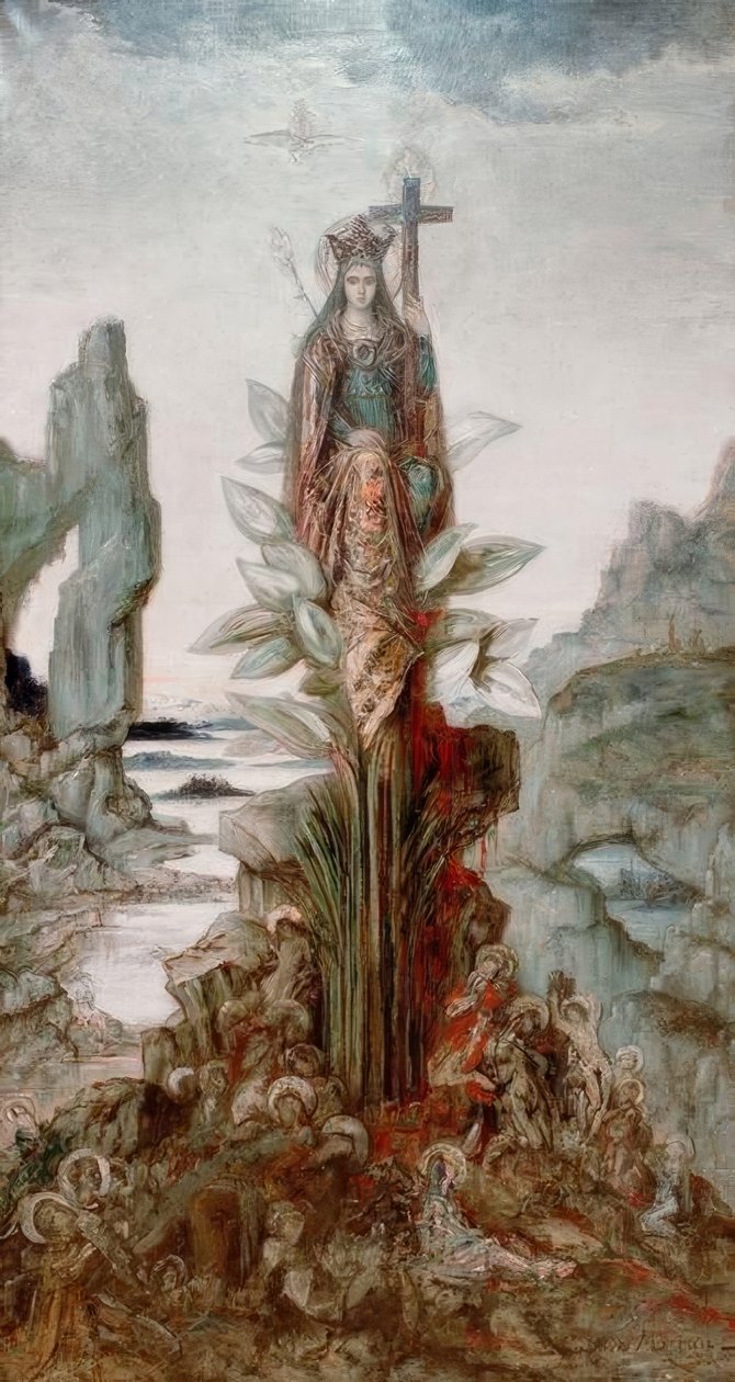 神秘花 作者 古斯塔夫·莫罗（Gustave Moreau）