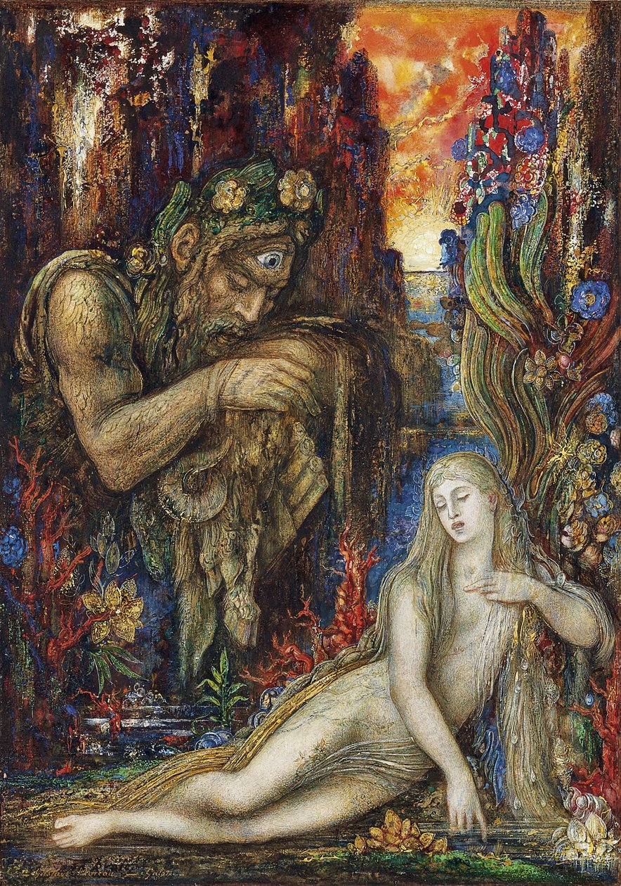 法语: Galatée Galathea 作者 古斯塔夫·莫罗（Gustave Moreau）