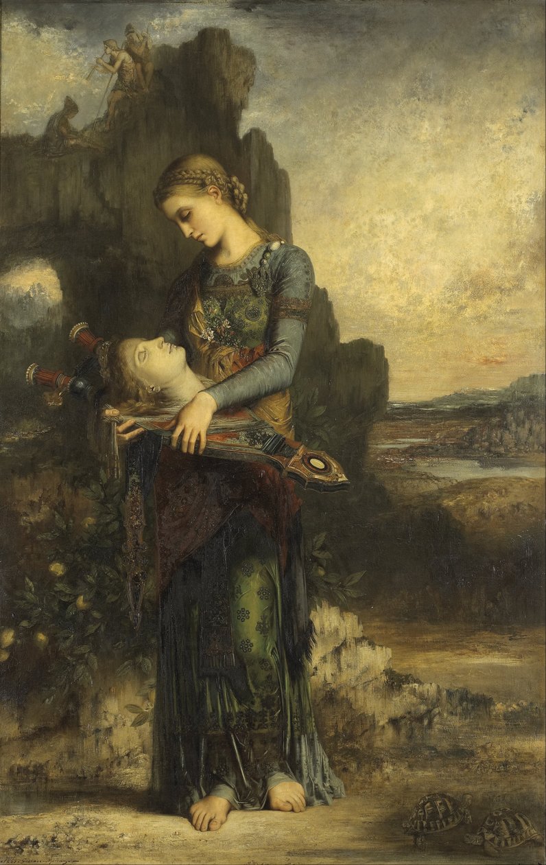法语: Orphée Orpheus 作者 古斯塔夫·莫罗（Gustave Moreau）