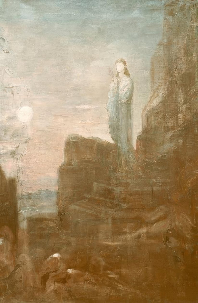 海伦在特洛伊的墙上 作者 古斯塔夫·莫罗（Gustave Moreau）