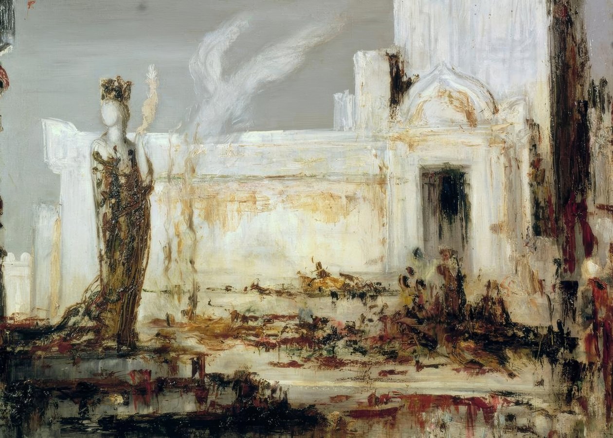 海伦在门Scee 作者 古斯塔夫·莫罗（Gustave Moreau）