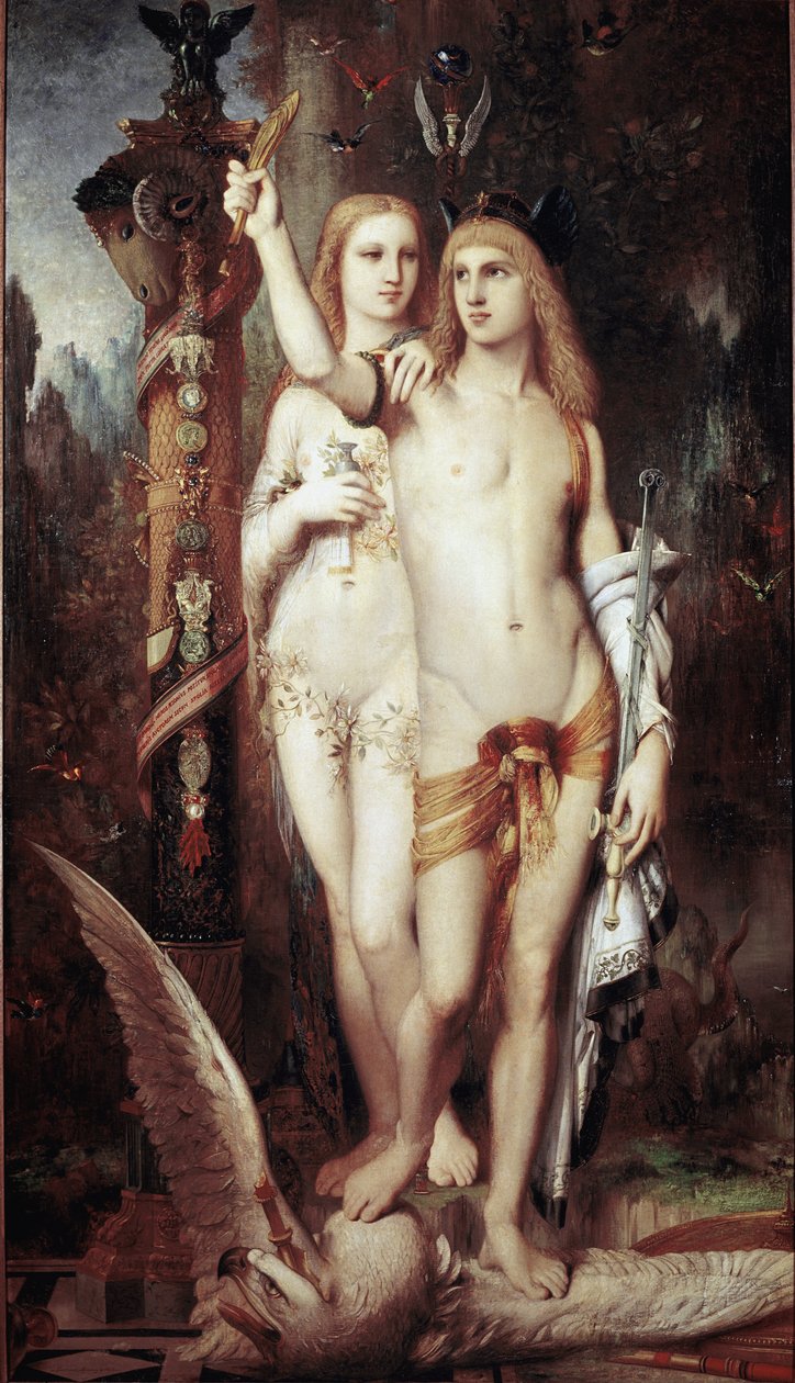 杰森和梅迪（布面油画 作者 古斯塔夫·莫罗（Gustave Moreau）