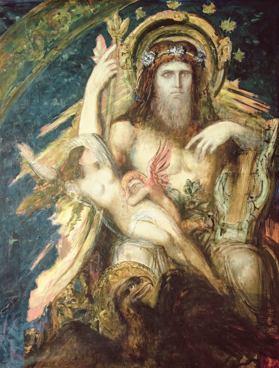木星和塞梅勒 作者 古斯塔夫·莫罗（Gustave Moreau）