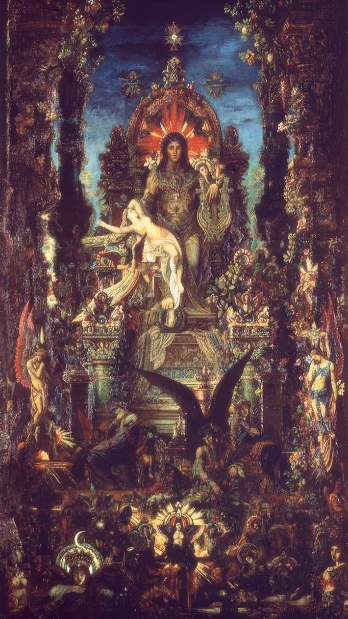 木星和塞米勒 作者 古斯塔夫·莫罗（Gustave Moreau）