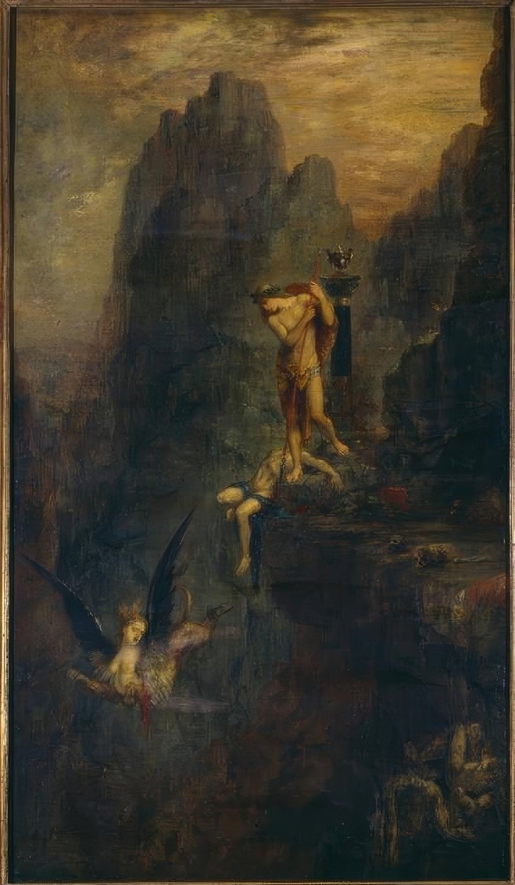 狮身人面像猜测 作者 古斯塔夫·莫罗（Gustave Moreau）
