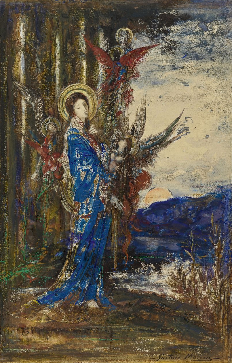 "" 样张 "" Gustave Moreau 的水彩画（1826-1898）私人收藏 作者 古斯塔夫·莫罗（Gustave Moreau）