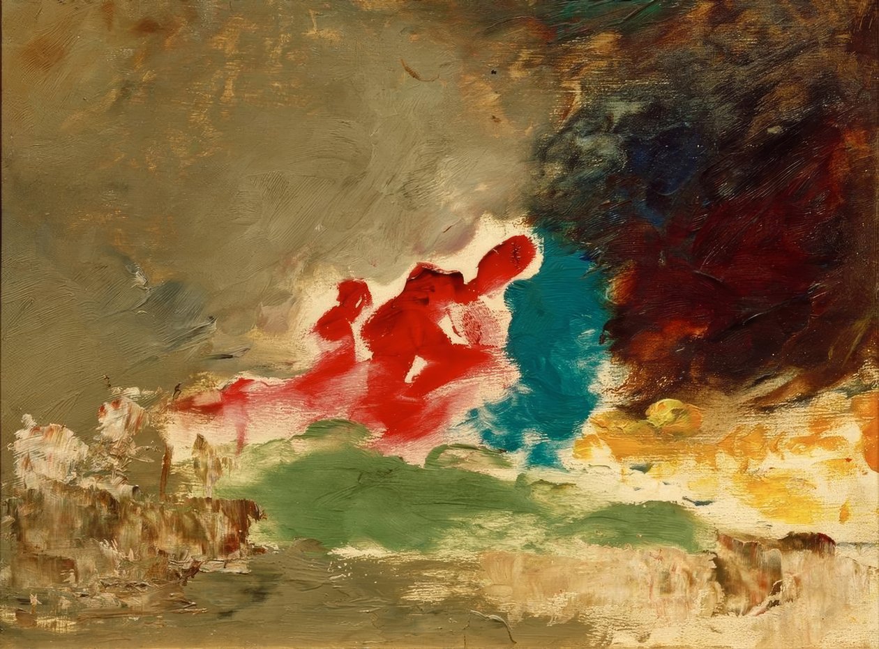 无标题（彩色素描） 作者 古斯塔夫·莫罗（Gustave Moreau）