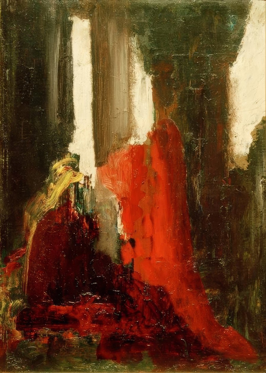 无标题（彩色素描） 作者 古斯塔夫·莫罗（Gustave Moreau）