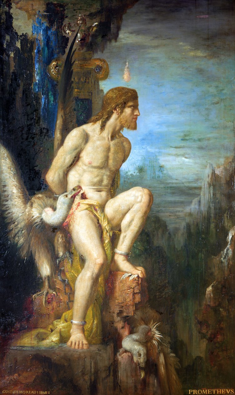 普罗米修斯 作者 古斯塔夫·莫罗（Gustave Moreau）