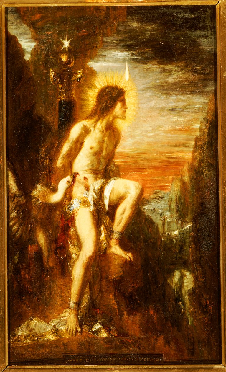 普罗米修斯绑定 作者 古斯塔夫·莫罗（Gustave Moreau）