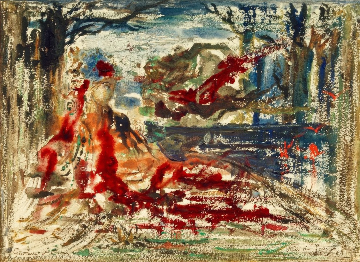 在水附近 作者 古斯塔夫·莫罗（Gustave Moreau）