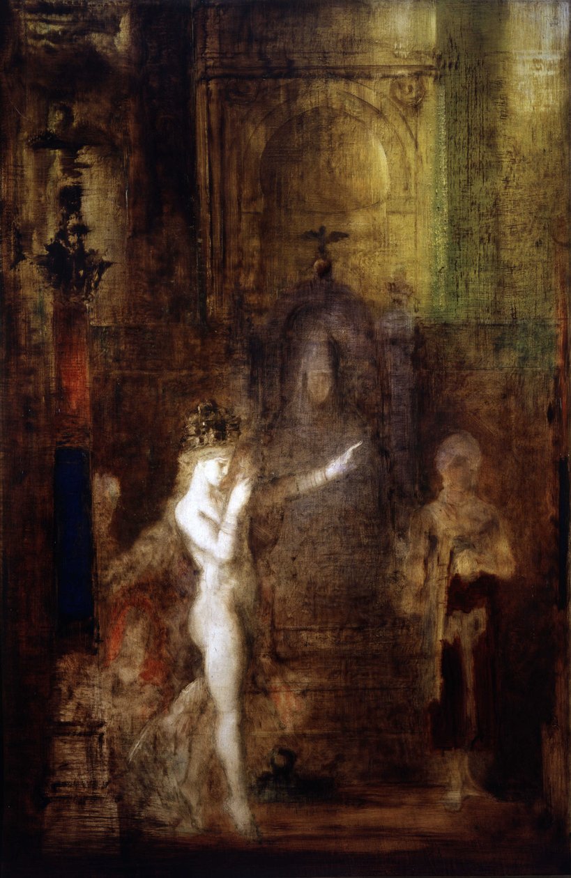 莎乐美跳舞--古斯塔夫-莫罗（1826-1898）的作品，古斯塔夫-莫罗博物馆 作者 古斯塔夫·莫罗（Gustave Moreau）