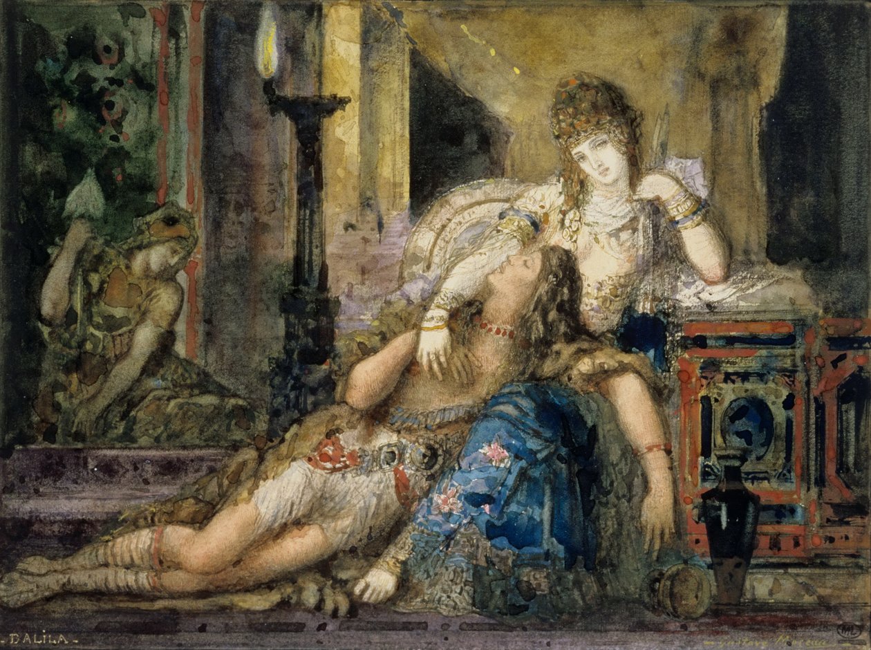 参孙和德里拉 作者 古斯塔夫·莫罗（Gustave Moreau）