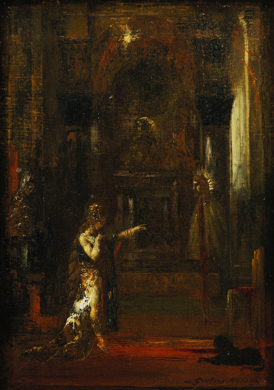 幻影，约1876年 作者 古斯塔夫·莫罗（Gustave Moreau）
