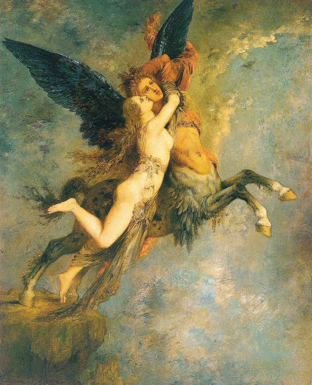 嵌合体，1866年 作者 古斯塔夫·莫罗（Gustave Moreau）