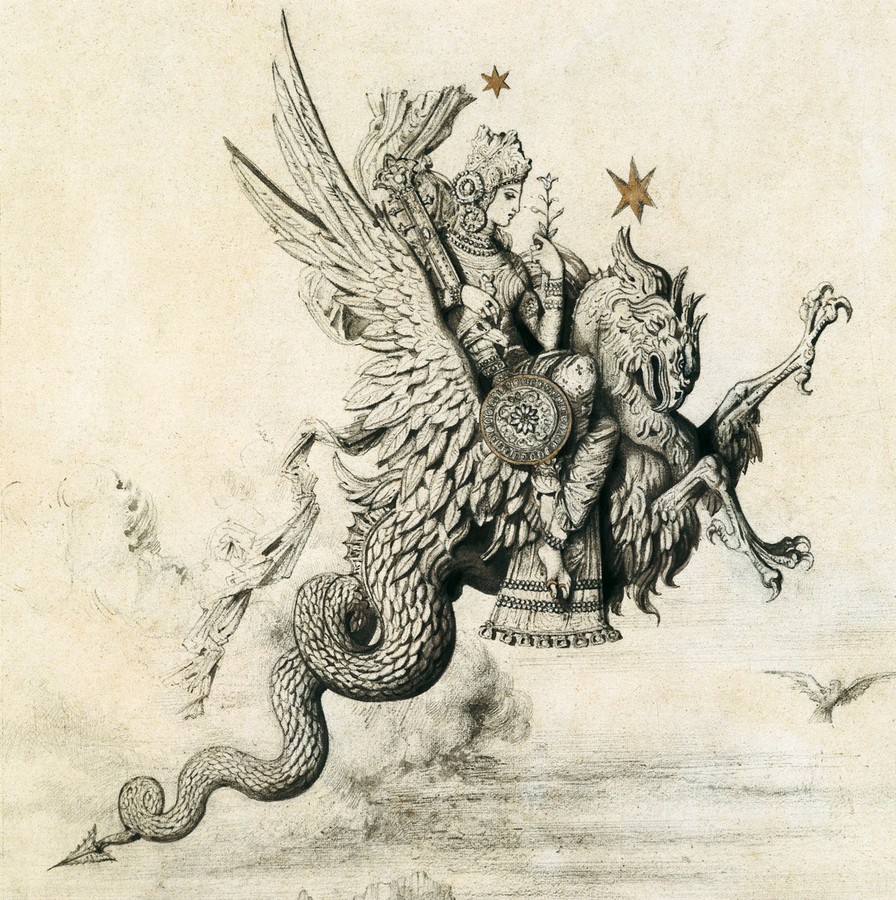 The Peri 作者 古斯塔夫·莫罗（Gustave Moreau）