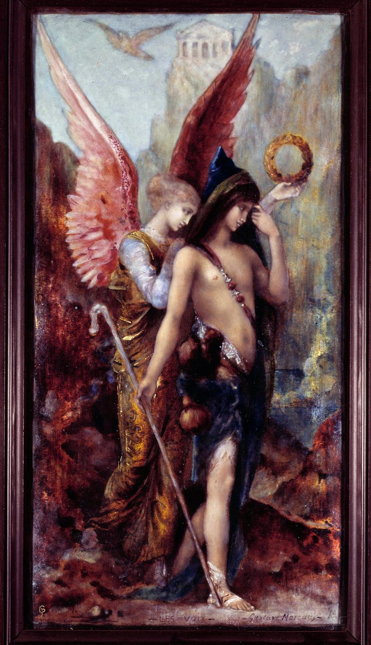 Gustave Moreau (1826-1898) 绘画的声音 1889 年之前。巴黎，装饰艺术 - 声音。 1889 年之前的 Gustave Moreau (1826-1898) 绘画。装饰艺术，巴黎 作者 古斯塔夫·莫罗（Gustave Moreau）