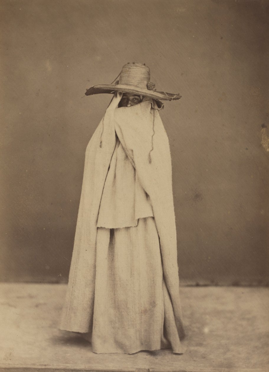 阿尔及利亚妇女，1850年代后期。 作者 古斯塔夫·德·波科斯（Gustave de Beaucorps）