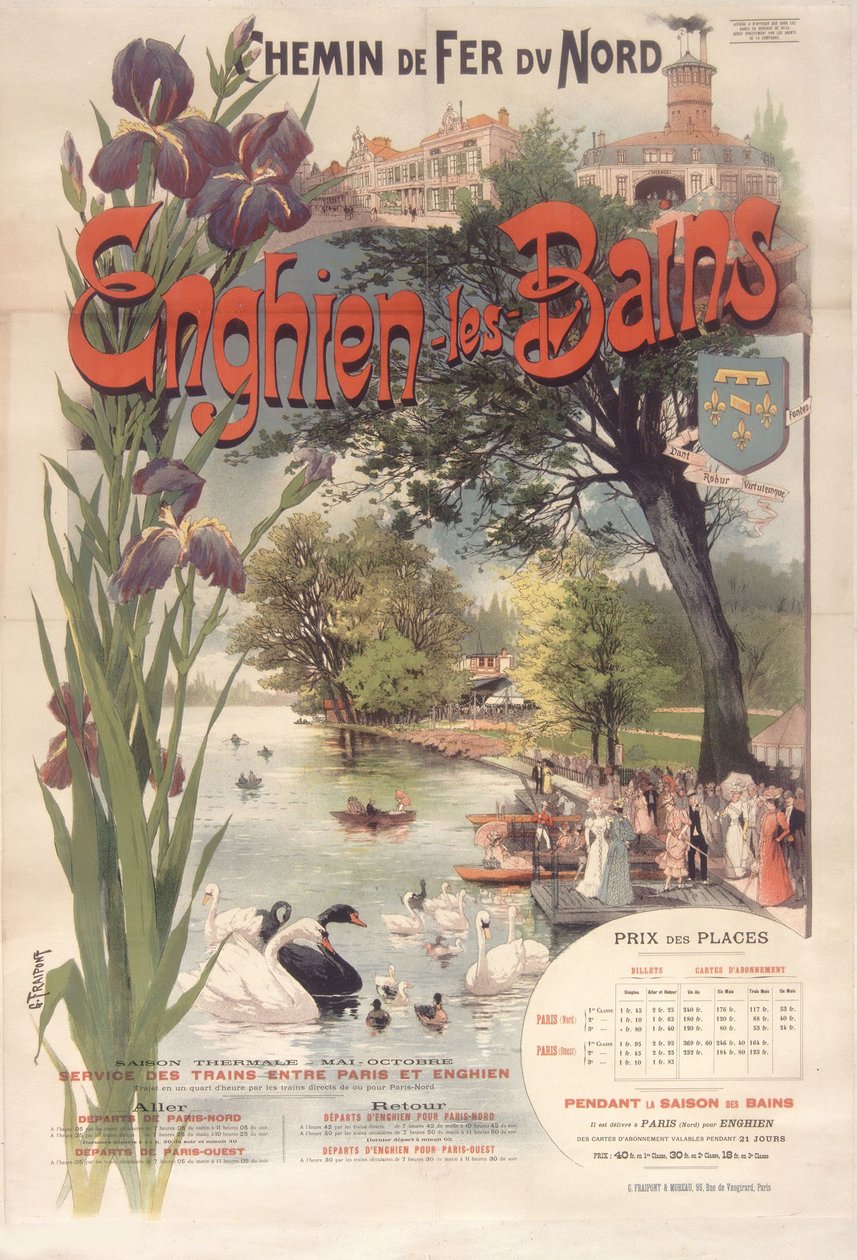 北部铁路公司。Enghien-les-Bains, Val-d