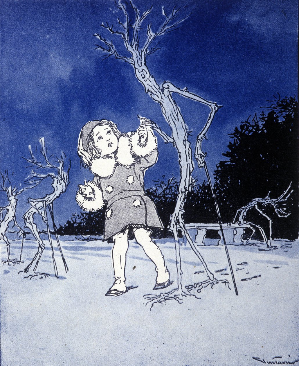 詹姆斯·马修·巴里（James Matthew Barrie，JM 或 J. M. Barrie）寓言《彼得潘的故事》插图 作者 古斯塔沃·古斯塔维诺·罗索