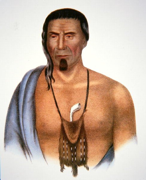 Tishcohan，约1735年（彩色平版印刷）。 作者 古斯塔夫·赫塞利乌斯