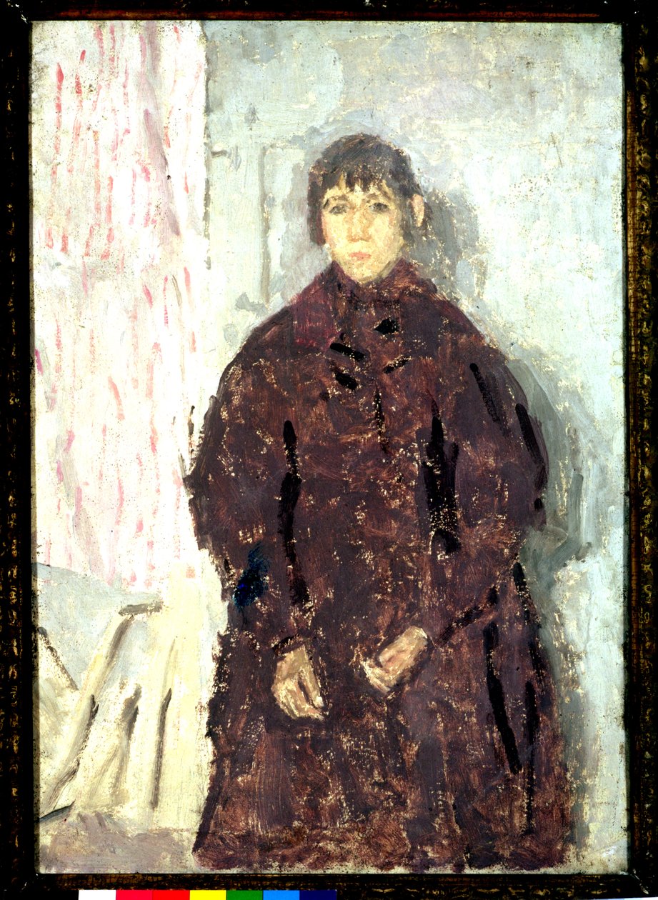 桑椹连衣裙的女孩，1923年 作者 格温·约翰