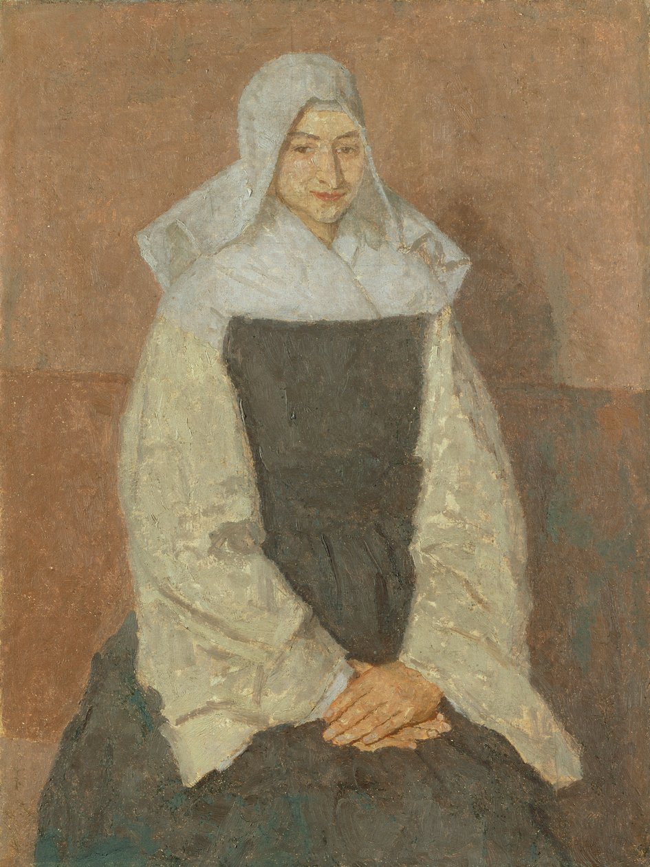 母亲Marie Poussepin（1653-1744）c.1915-20 作者 格温·约翰
