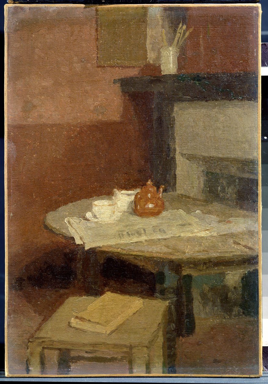 布朗茶壶，1915-16 作者 格温·约翰