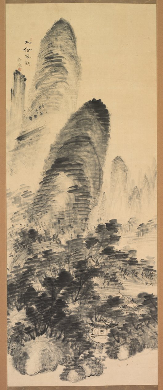 1800年代末-1900年代初被禁止俗俗。 作者 浦上玉堂