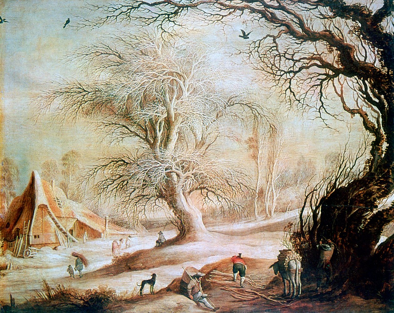 冬季风景》，约1606-1656年 作者 吉斯布雷希特·莱滕斯