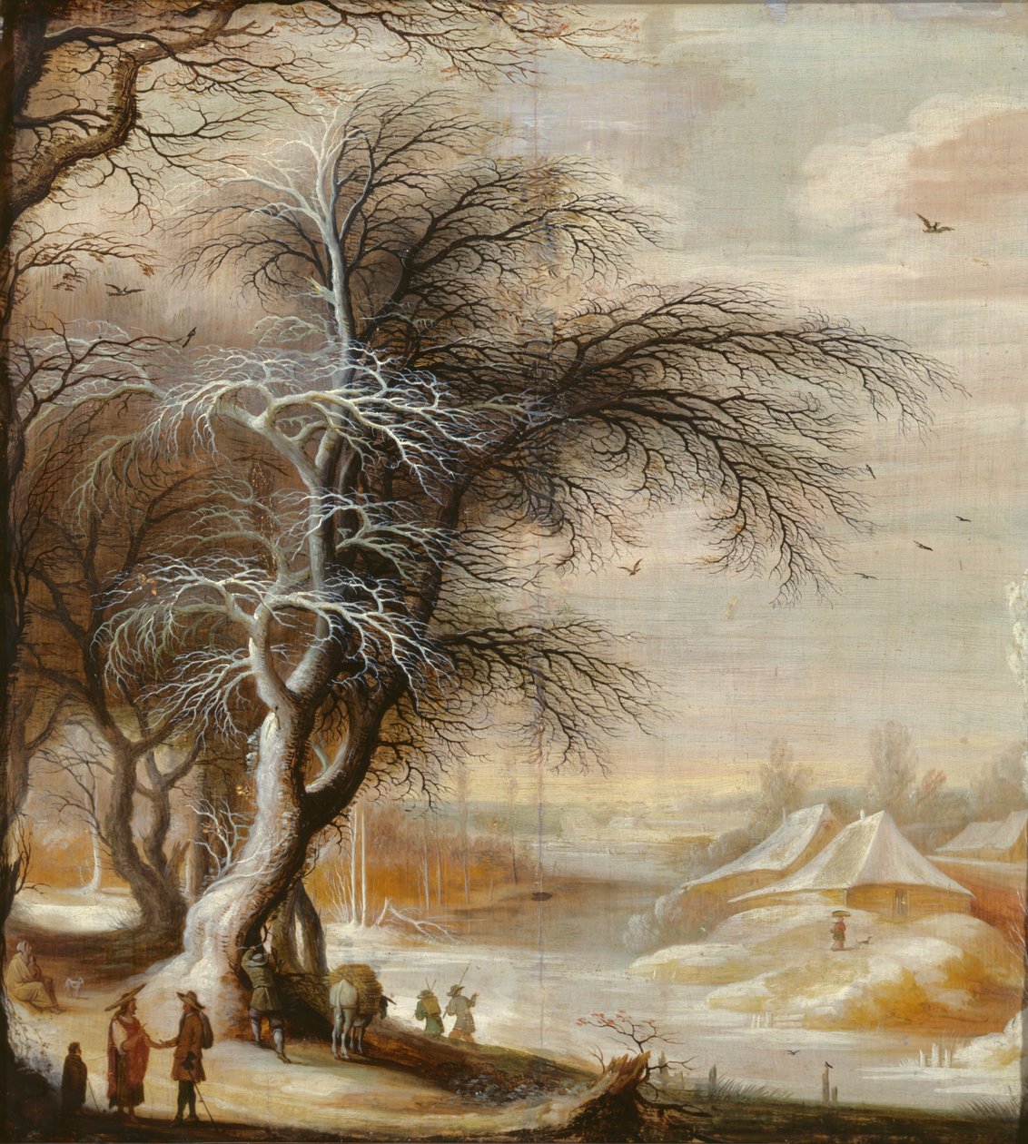 冬季景观 作者 Gysbrecht Lytens或Leytens