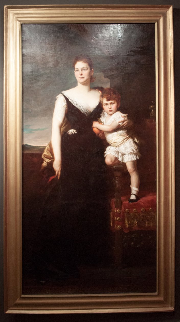 Countess Gyula Karolyi的肖像，Gee Geraldine PalffynEnglish：Karolyi Gyulane grofne，Palffy Geraldine的肖像 作者 久拉·本丘尔（GyulaBenczúr）