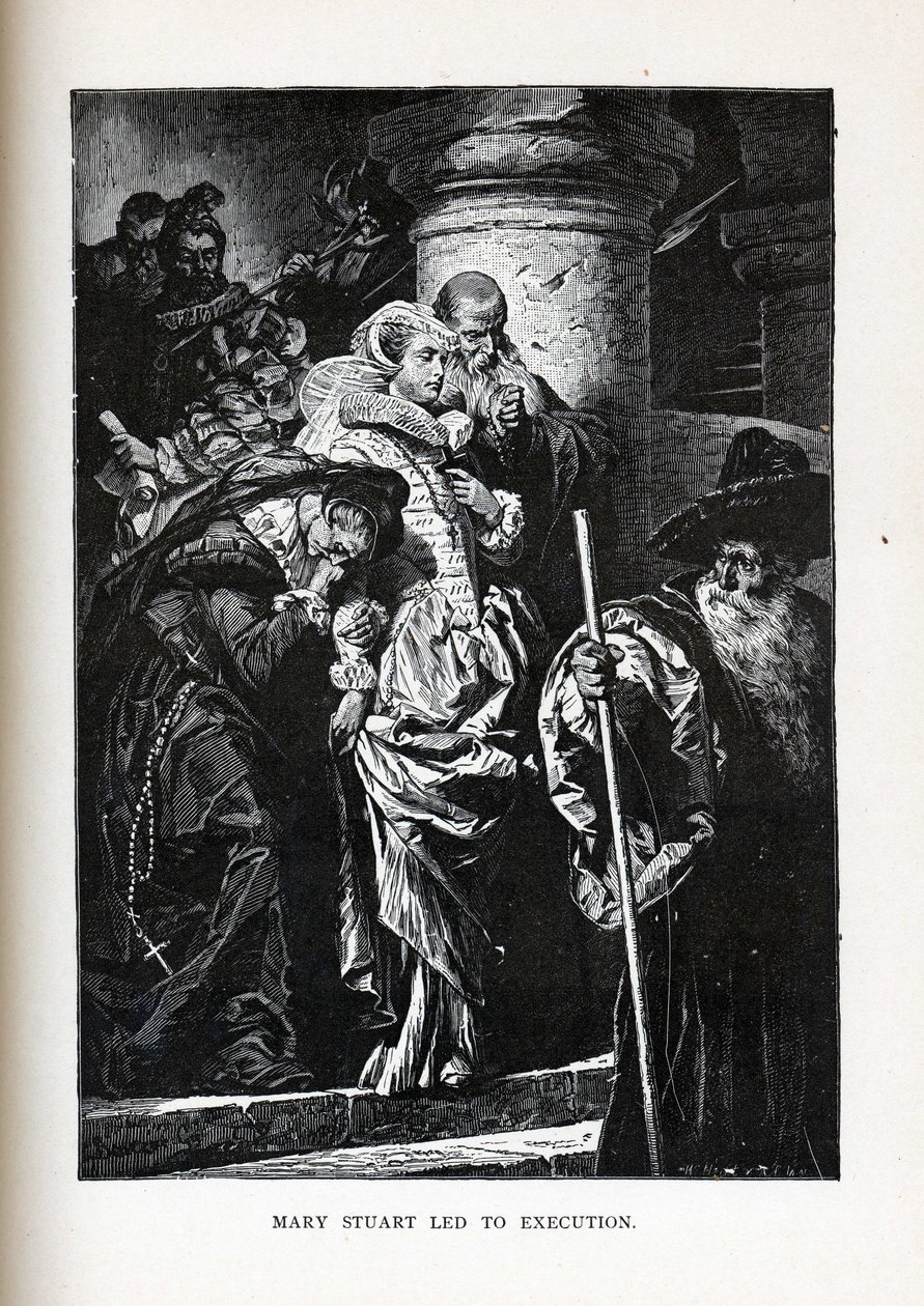 玛丽·斯图尔特（Mary Stuart）处决，1882年 作者 久拉·本丘尔（GyulaBenczúr）