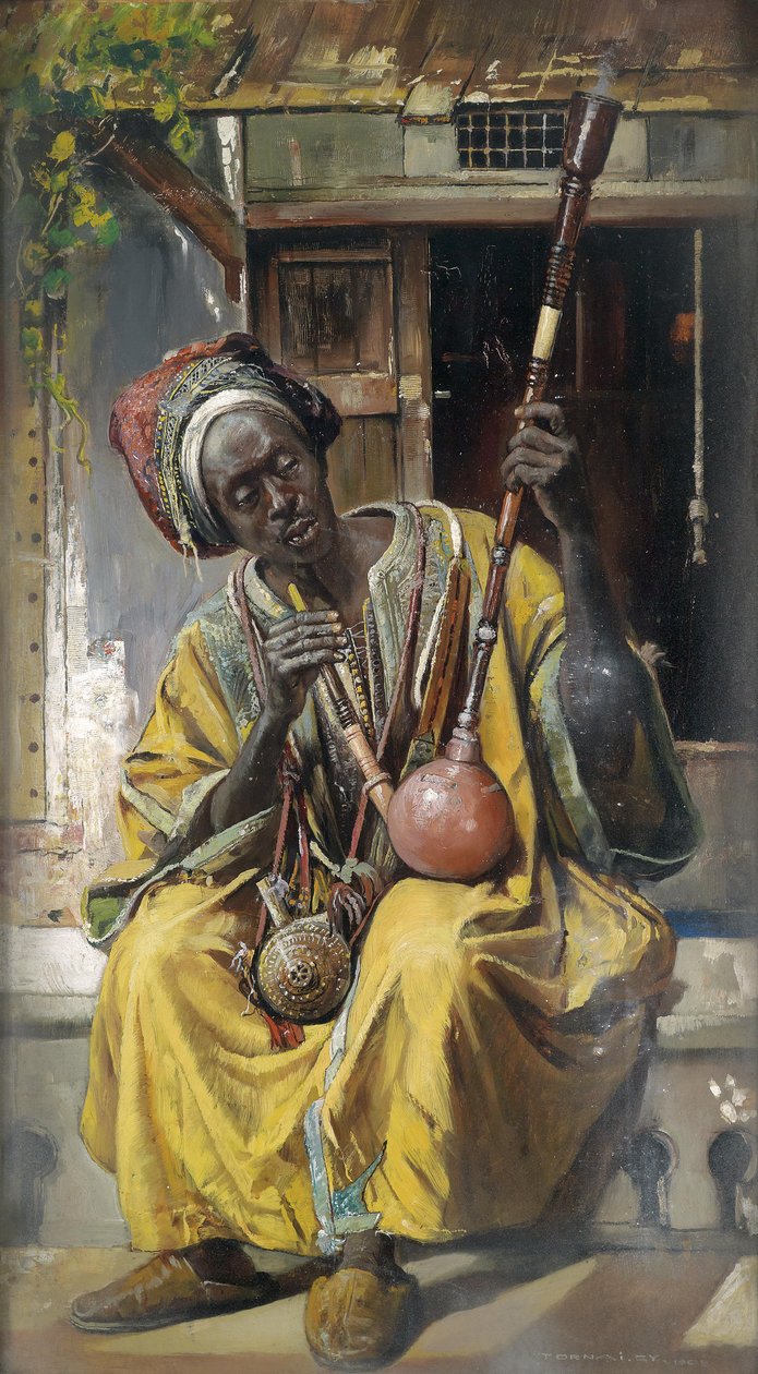 The Water-Pipe Smoker 作者 久拉·托尔奈（Gyula Tornai）