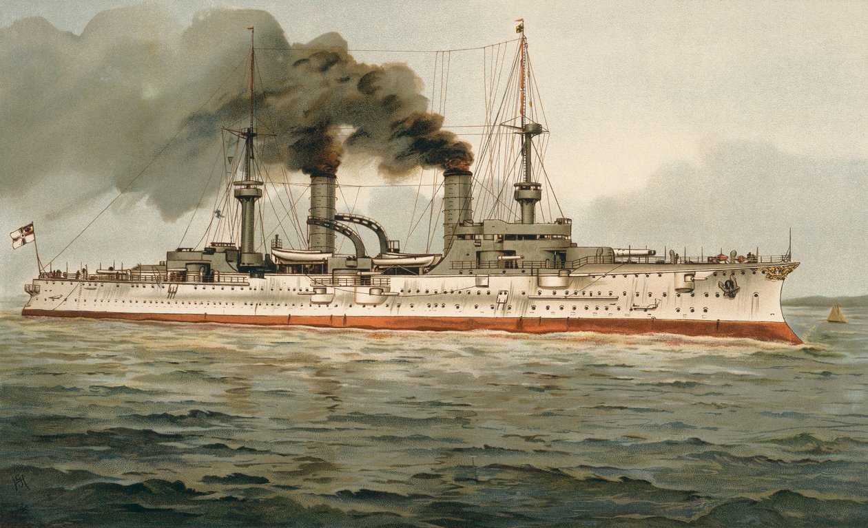 SM Big Cruiser&39;Furst Bismarck&39;（HM Great Cruiser&39;Prince Bismarck&39;）1899 作者 格拉夫