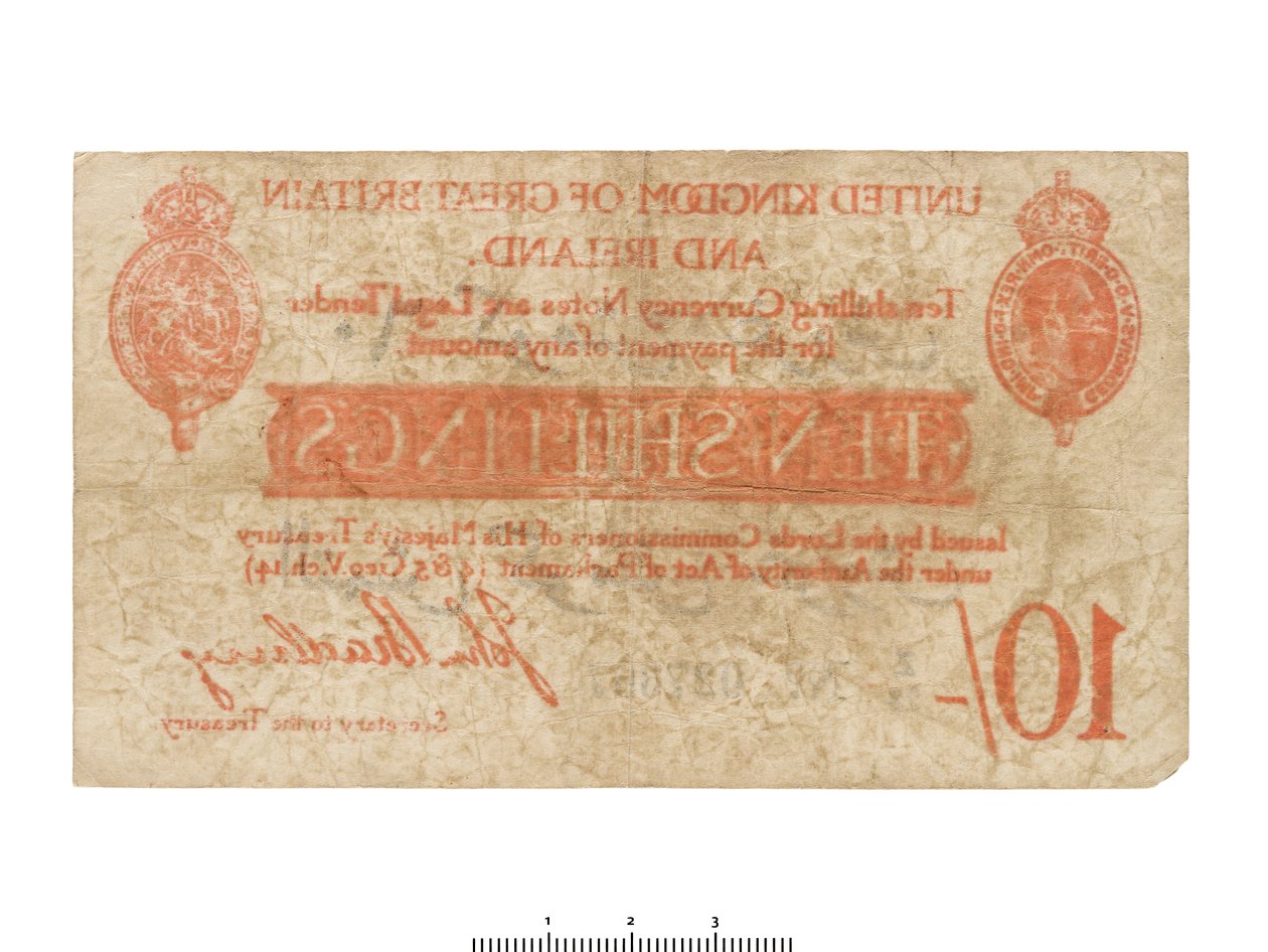 英国银行券，1915年 作者 英国财政部