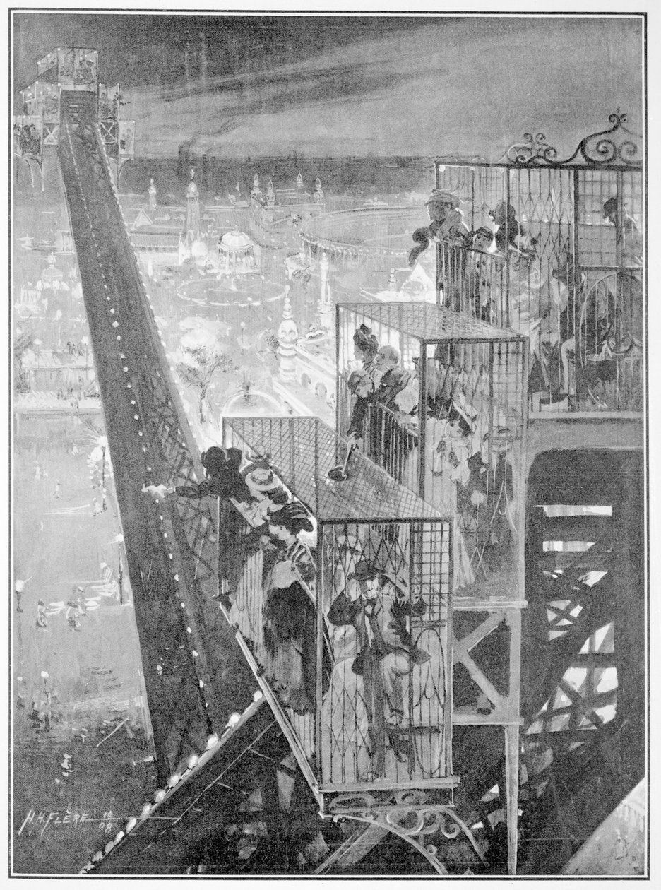 1908年在法国 - 英国展览会上翻转翻盖 作者 弗莱尔（HH Flere）