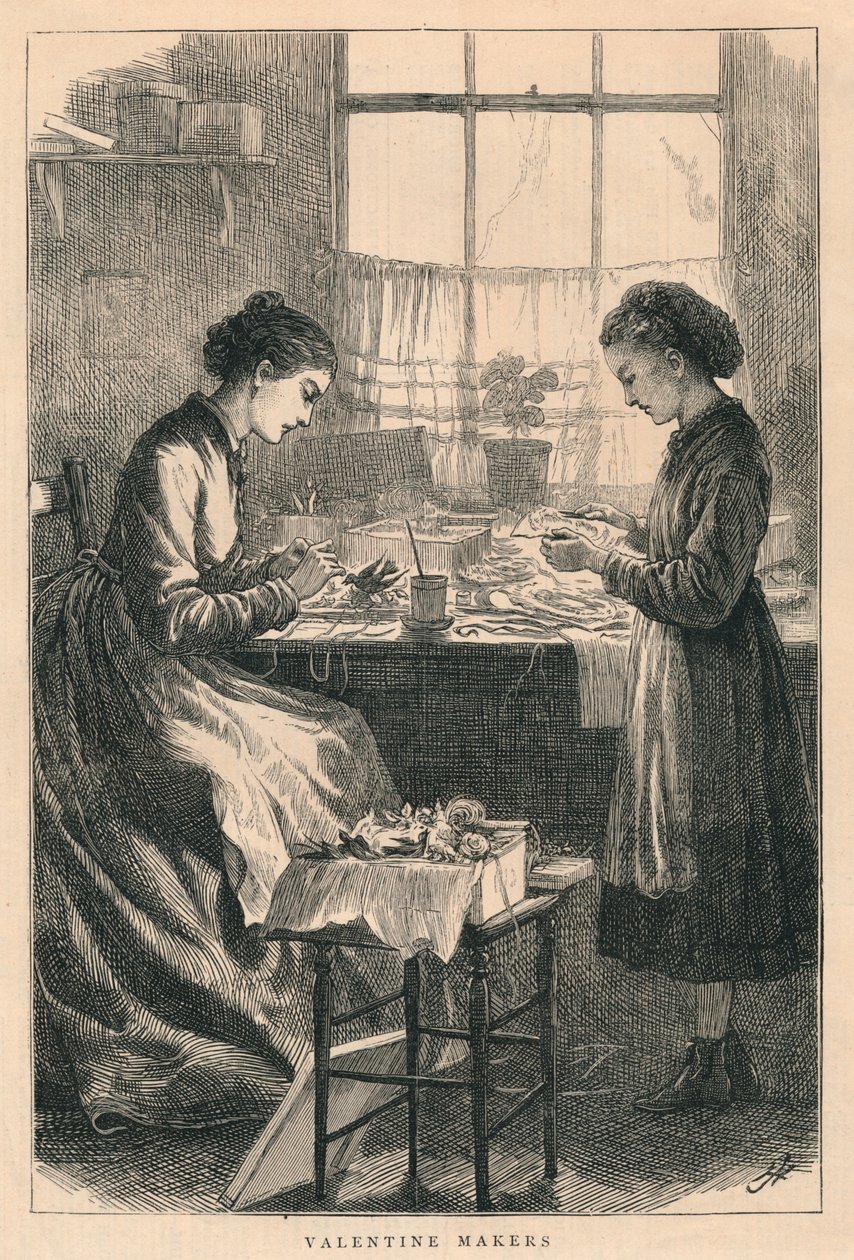情人制造商，1875年。 作者 约翰逊