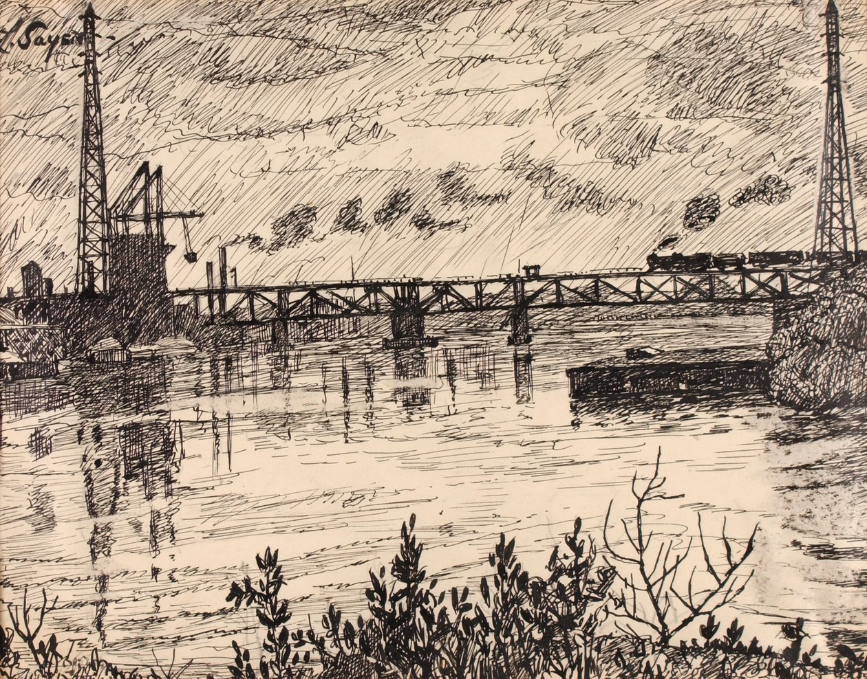 Schuylkill no.3 作者 莱曼·塞恩