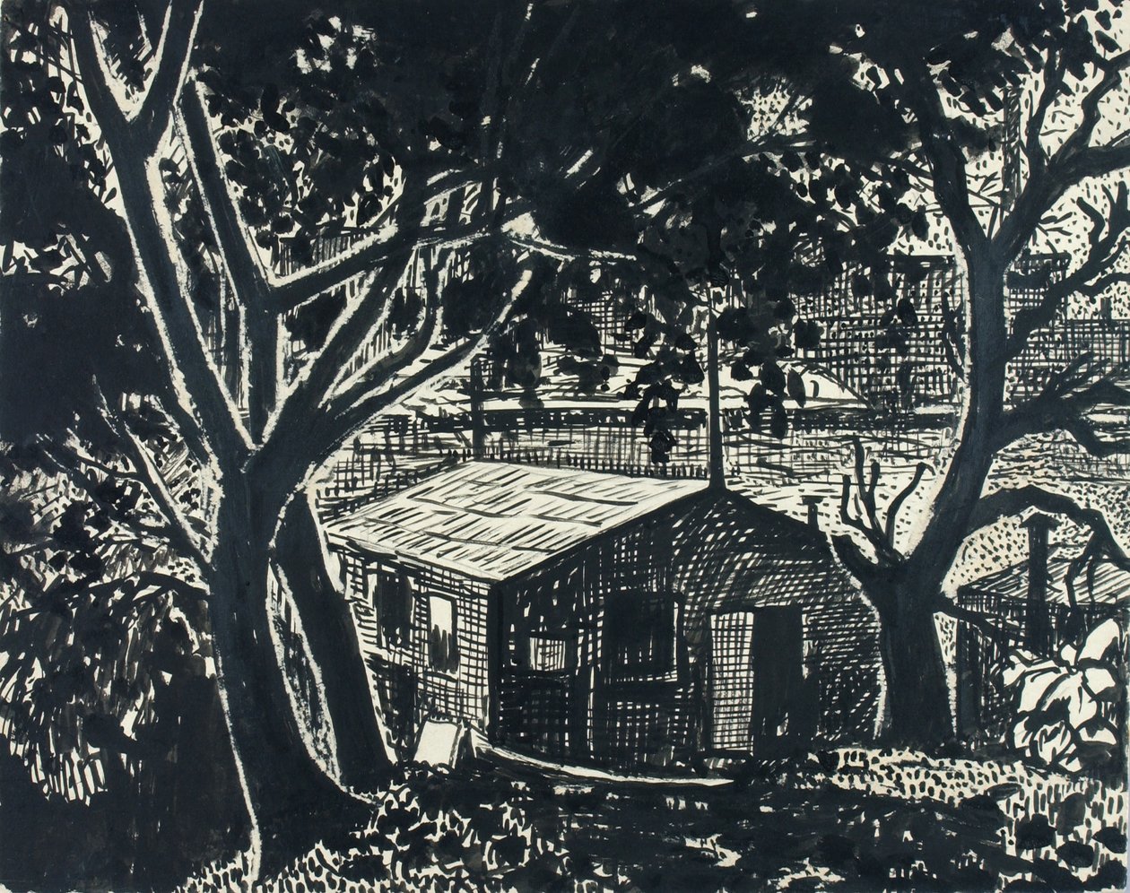 无题（林中小屋） 作者 莱曼·塞恩
