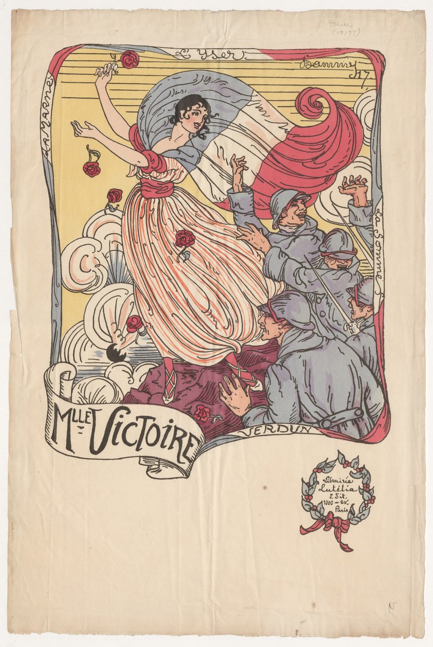 维克托尔小姐，1917年。 作者 H·罗伯特·达米