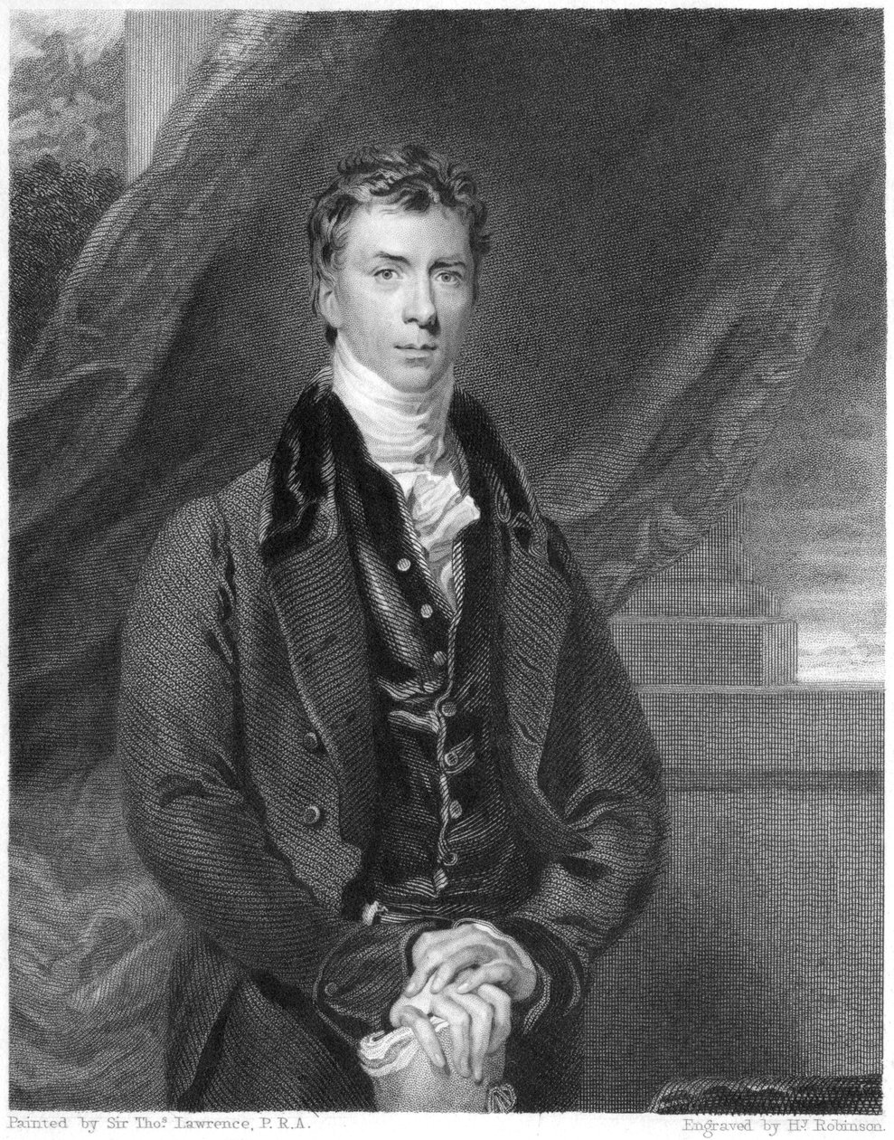 亨利·彼得·布洛厄姆（Henry Peter Brougham），第一任布洛厄姆男爵和沃克斯男爵，苏格兰律师和政治家，1833年 作者 鲁宾逊