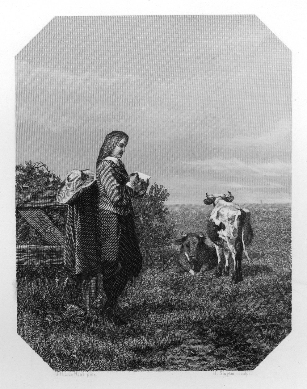 保卢斯·波特（Paulus Potter），17世纪荷兰画家，c1870年。 作者 H·斯莱特