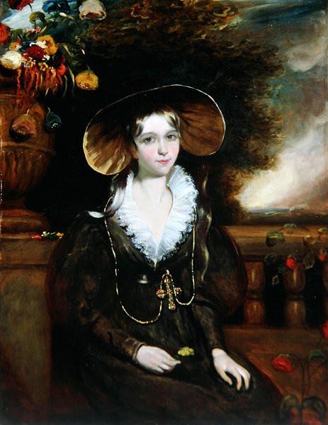 玛丽-菲茨兰-霍华德女士，约1836年（布面油画） 作者 史密斯