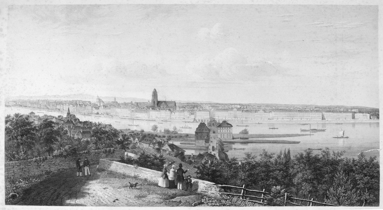 法兰克福全景，1865年 作者 H.蠕虫